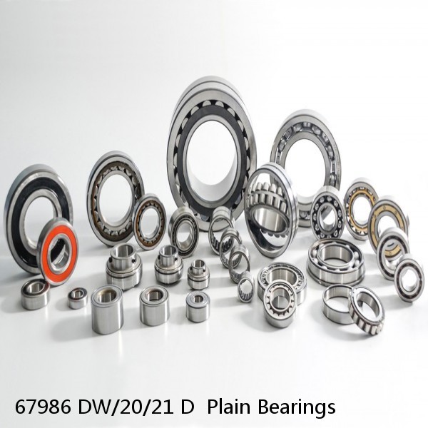 67986 DW/20/21 D  Plain Bearings