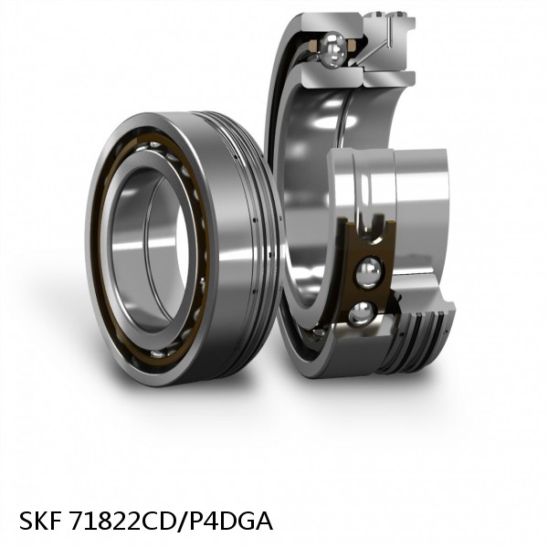 71822CD/P4DGA SKF Super Precision,Super Precision Bearings,Super Precision Angular Contact,71800 Series,15 Degree Contact Angle